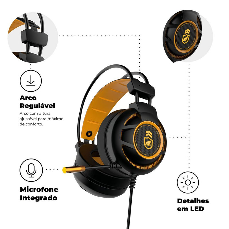 Headphone Gamer Armor - Gshield